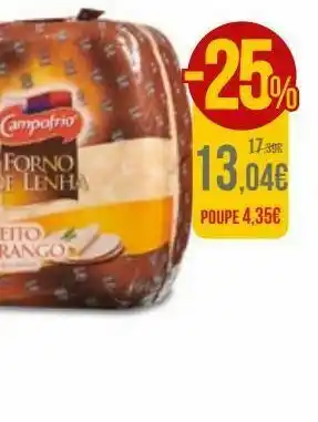 El Corte Inglés Peito de frango campofrio fiambre de peito de frango assado promoção
