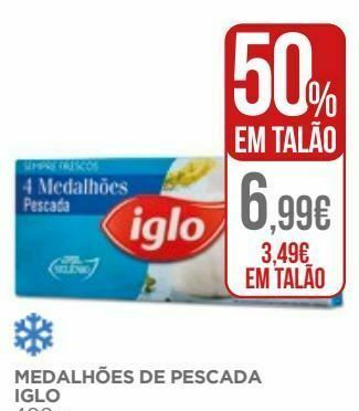 El Corte Inglés Peixe congelado promoção