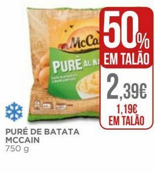 Purê de batatas mccain