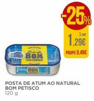 Atum em lata bom petisco