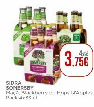 El Corte Inglés Sidra somersby promoção