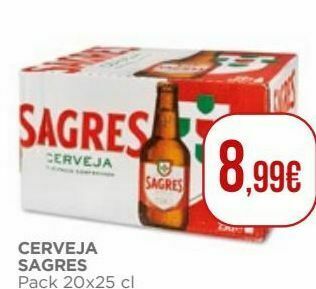El Corte Inglés Cerveja sagres promoção