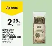 Continente Sementes abóbora biologico continente bio promoção