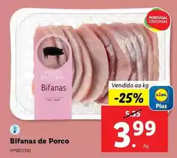 Lidl Nacional - bifanas de porco promoção