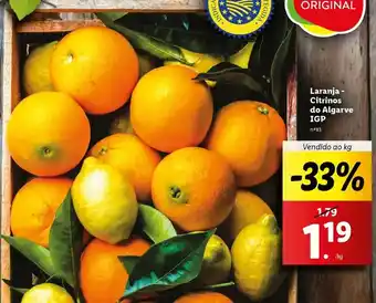 Lidl Algarve - citrinos de agave igp promoção