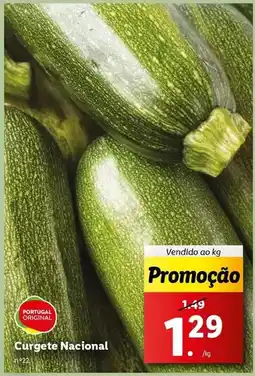 Lidl Portugal - curgete nacional promoção