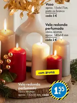 TEDi Vela redonda perfumada promoção