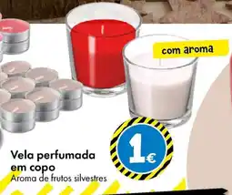 TEDi Vela perfumada em copo promoção