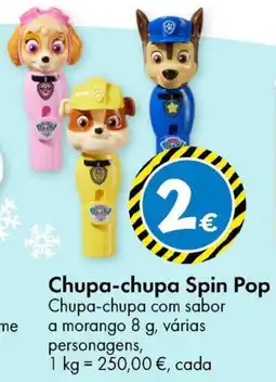 TEDi Chupa-chupa Spin Pop promoção