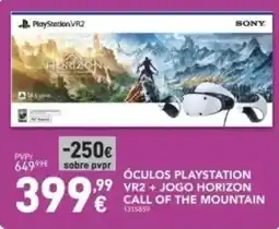 Radio Popular Óculos playstation ,99 vr2+ jogo horizon call of the mountain promoção