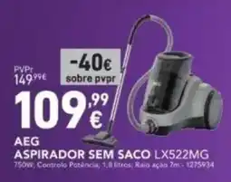 Radio Popular Aeg aspirador sem saco lx522mg promoção