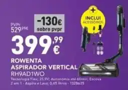 Radio Popular Rowenta aspirador vertical RH9AD1WO promoção