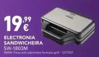 Radio Popular Electronia sandwicheira SW-1803M promoção