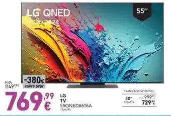 Radio Popular Lg Tv 55QNED86T6A promoção