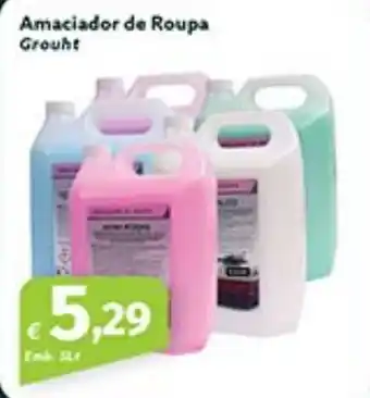 Roque Supermercados Amaciador de Roupa Grouht promoção