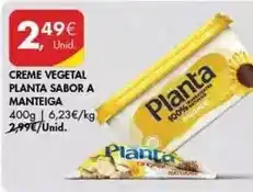 Pingo Doce Planta - creme vegetal sabor a manteiga promoção