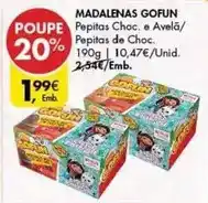 Pingo Doce Madalenas gofun promoção