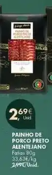 Pingo Doce Painho de porco preto alentejano promoção