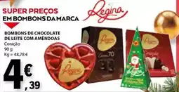 E.Leclerc Regina - bombons de chocolate de leite com amêndoas promoção