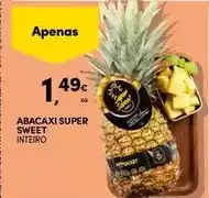 Continente Abacaxi super sweet inteiro promoção
