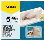 Continente Continente - filetes de dourada promoção