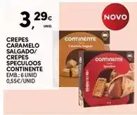 Continente Continente - crepes caramelo salgado/ crepes speculoos promoção