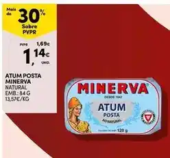 Continente Minerva - atum posta promoção