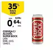 Continente Super bock - cerveja c/ alcool promoção