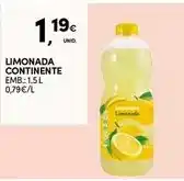 Continente Continente - limonada promoção