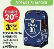 Pingo Doce Sagres - cerveja promoção