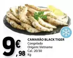 E.Leclerc Camarão black tiger promoção