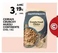 Continente Continente - cereais crunchy muesli promoção
