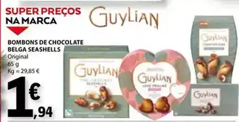 E.Leclerc Guylian - bombons de chocolate belga promoção