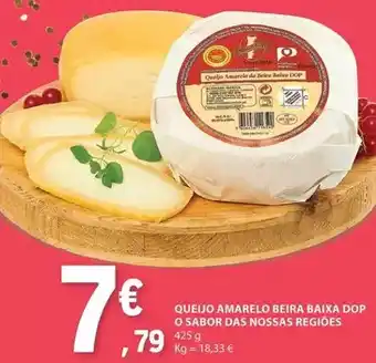 E.Leclerc Queijo amarelo beira baixa dop o sabor das nossas regioes promoção