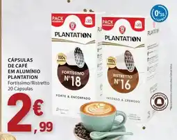 E.Leclerc A+ - cápsulas de café em aluminio plantation promoção