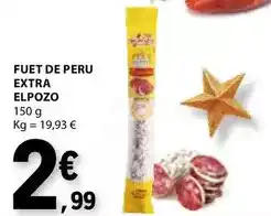 E.Leclerc Elpozo - fuet de peru extra promoção