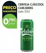 Pingo Doce Carlsberg - cerveja c/alcool promoção