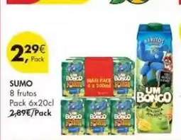 Pingo Doce Um bongo - 8 frutos promoção