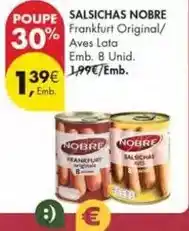 Pingo Doce Nobre - salsichas promoção