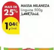 Pingo Doce Milaneza - massa promoção