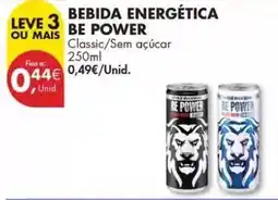 Pingo Doce Bebida energetica promoção