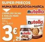 E.Leclerc Nutella - creme de cacau e avelãs para barrar promoção