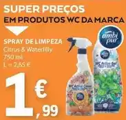 E.Leclerc Ambi pur - citrus & waterfilly promoção