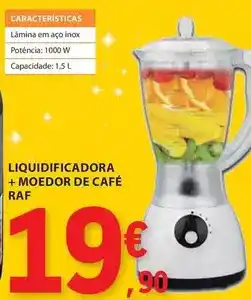 E.Leclerc Liquidificadora + moedor de cafe raf promoção