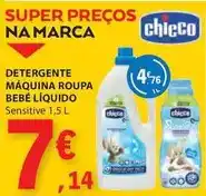 E.Leclerc Chicco - detergente maquina roupa bebe liquido promoção