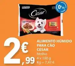 E.Leclerc Alimento humido para cao promoção