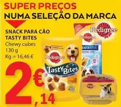 E.Leclerc Pedigree - snack para cao tasty bites promoção