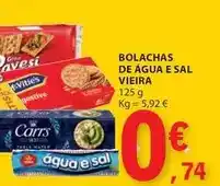 E.Leclerc Carrs - bolachas de água e sal promoção