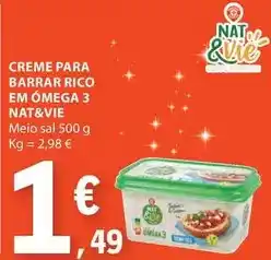 E.Leclerc Creme para barrar rico em omega 3 promoção