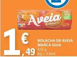 E.Leclerc Marca guia - bolacha de aveia promoção